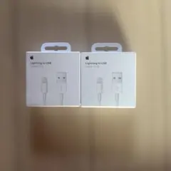Apple Lightning to USB Cable 1m 2個セット
