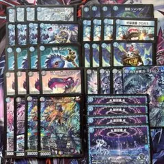 【デッキ販売】水魔導具　青黒パーツセットのサムネイル