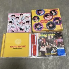 なにわ男子 HARD WORK CD ファミクラストア限定盤　通常盤CD