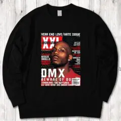 XXL cover DMX 赤 ラップT 黒 スウェット XL