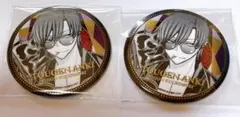 桃源暗鬼　メタリック缶バッジ　朽森紫苑　秋田書店　TSUTAYA 桃源暗鬼 秋田書店ストア TSUTAYA BIGメタリック缶バッジ 朽森紫苑