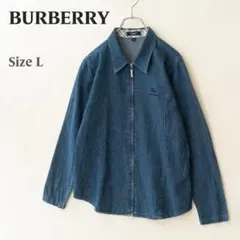 す*い様 BURBERRY バーバリーロンドン ノバチェック デニムジップ