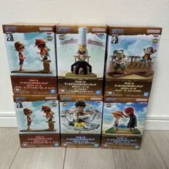 ワンピース ワールドコレクタブルフィギュア ログストーリーズ 6個