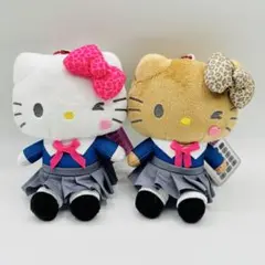 2種セット　マスコットポーチ　ギャルハローキティ