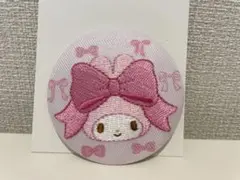 マイメロ　イオン　リボン　ピンク　ピンバッジ　キーホルダー　マスコット