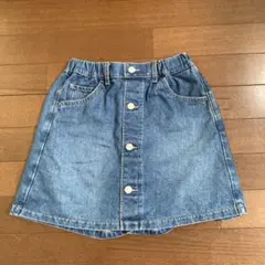UNIQLO✴︎デニムキュロットスカート 140cm