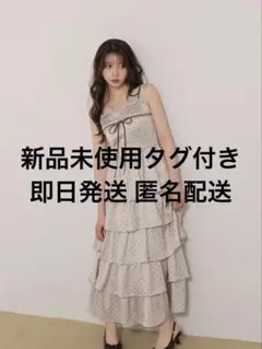 エムミーエメ Noble flower ribbon long onepiece - メルカリ