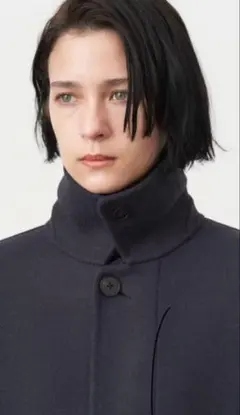 2024AW ATON エイトン バルマカンコート BLACK auraleeのサムネイル