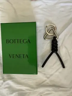 BOTTEGA VENETA ボッテガ キーリング キーホルダー ブラック箱付き