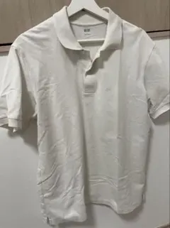 《早い者勝ち！》UNIQLO ポロシャツ白 Lサイズ