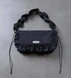 OUTDOOR×FREAK’S STORE　フリルギャザーバッグ 黒 廃盤 限定のサムネイル