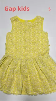 Gap kids★イエロー 花柄 ノースリーブワンピース⑳