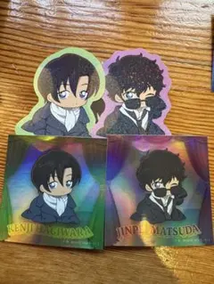 【萩原研二・松田】名探偵コナン ちぢませ隊ステッカーコレクション2