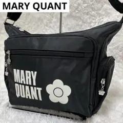 MARY QUANT マリークワント　ナイロンショルダーバック　ブラック