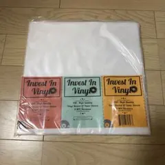 Invest In VinyL100クリアプラスチック保護LPアウタースリーブ