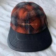 天*郎様 90s カルバンクライン　  キャップ　FUJI キャップ - スモール モノグラム ロゴ キャップ[MINGYU