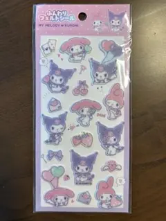 ふんわりフェルトシール　マイメロディ & クロミ シール