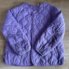 UNIQLO キルティングコート 150 パープル
