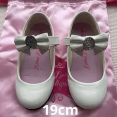 ディズニー　ビビディバビディブティック　フォーマルシューズ 19cm ホワイト