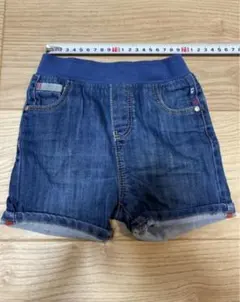 オバイビ　デニムショートパンツ86cm ベビーのサムネイル
