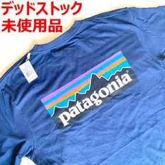 デッドストック パタゴニア 06年 PラベルTシャツ 紺 ネイビー
