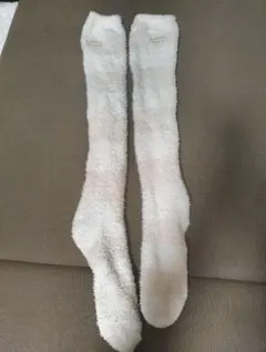 ジェラートピケ ルームロングソックス 冬 いちごみるくのいろ