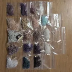 ガラスビーズ 18袋セット