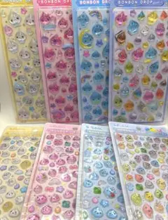 【正規品】しずくちゃん　ボンボンドロップシール　mini 8枚