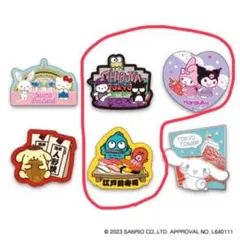 サンリオキャラクター　ご当地ピンズコレクション　東京限定　6個セット