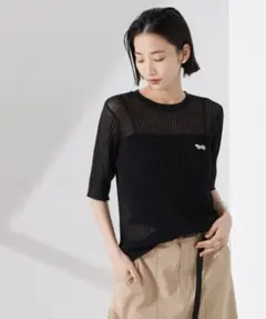 PENNEYS別注TheFOXシアーリブニットトップス