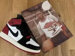 新品未使用 23.5cm つま黒 ナイキ エアジョーダン1 レトロ ハイ GS
