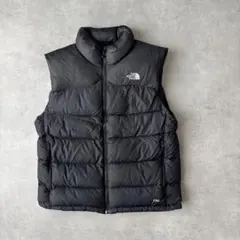 20342 US THE NORTH FACE 刺繍 ダウンベスト ヌプシ