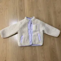 ZARA リバーシブル ボアジャケット ライトパープルのサムネイル