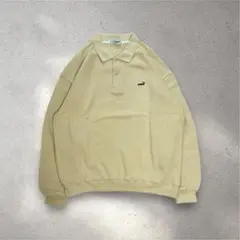 Crocodile クロコダイル vintage 長袖ポロシャツ グランジ