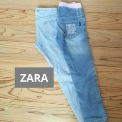 Zara Girls Cute Girl刺繍入り長ズボン