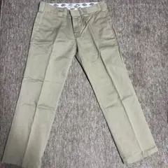 ディッキーズ873 チノパン　ワークパンツ　カーキ　W34