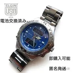 稼働美品 ケンテックス ブルーインパルス S455M-04 クォーツ 腕時計 
