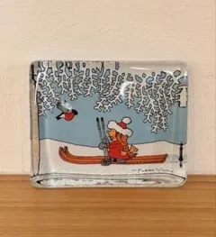 iittala サンタ(クリスマス)ガラスカード "Tonttutyttö"