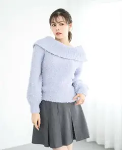 MISCHMASCH ミッシュマッシュ ニット トップス オフショル