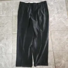 00's vintage チェック柄 スラックス ブラック系 Y2K