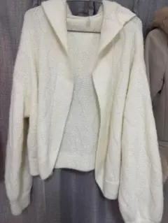 ジェラピケ　うさぎ　カーディガン