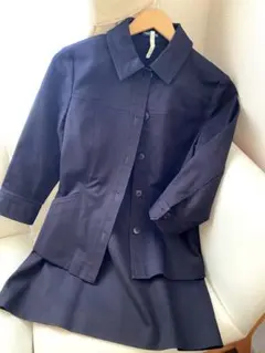 ●処分●NEWYOKER ニューヨーカー レディース濃紺セットアップ スーツ