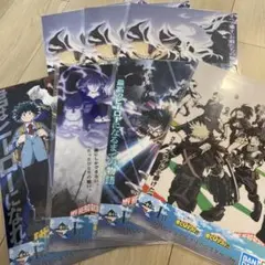 ヒロアカ 一番くじ I賞 歴代ビジュアルクリアポスター 5種7枚セット