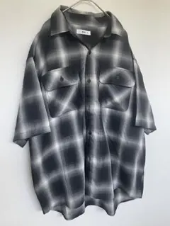 WEGO オンブレチェックシャツ　男女問わずのサムネイル