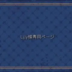 Lily様専用ページ