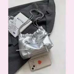 SHEIN リボン装飾バッグ