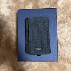 DIOR ブラック レザー キーケース