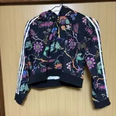 adidas 花柄 フード付きパーカー JDM