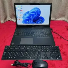 S406 富士通ノートパソコン i7メモリ8G高速Windows11オフィス付き