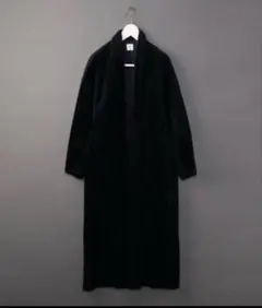 美品6(ROKU) フェイクファーコート　ブラック　ユナイテッドアローズ